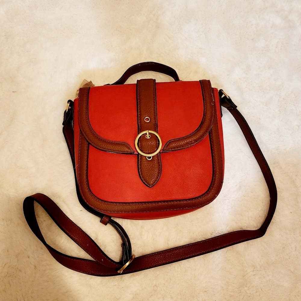 Crossbody bag began leather